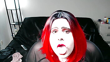 Crossdresser slap, teasing bbw, amateur undressing m, eat it for me, bbw stockings masturbation