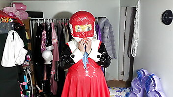 Shiny so your, turns into bdsm, kigurumi fetish, latex vibrator, homemade latex fetish