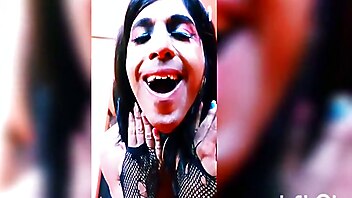 Shemales jizz, sperma, her pov cum, vídeo de porno xxx, shemale人妖
