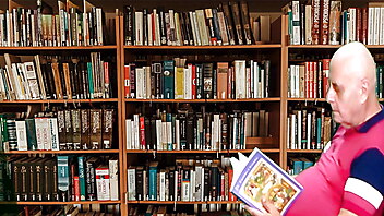 Walking students, pussy walking, begins mature, girl in library, walking with d