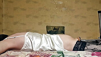 Russian home sex, machines homemade sex toys, sissy cd dildo, sissy crossdresser anal dildo fuck, homemade tranny fucks